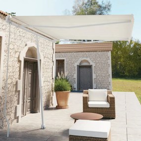 Tenda Da Sole Manuale Autoportante 300x250 Cm Crema /