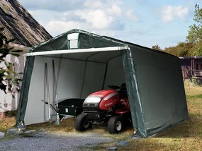 TOOLPORT 3,3x4,7m tenda garage, PE 450, verde scuro - (7819)