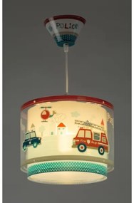Dalber D-60612 - Lampadario per bambini POLIZIA 1xE27/60W/230V