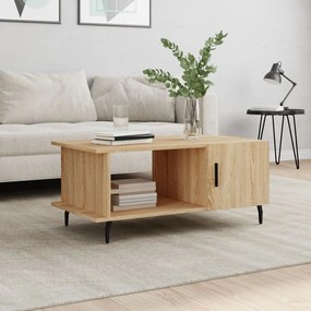 Tavolino Da Salotto Rovere Sonoma 90x50x40 Cm Legno Multistrato /
