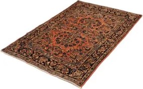 Antik Floreale Terracotta Blu Scuro 100x150 Cm