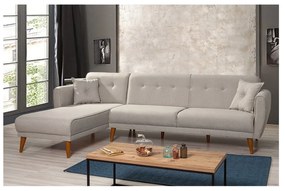 Divano letto beige divano angolare Aria - Balcab Home