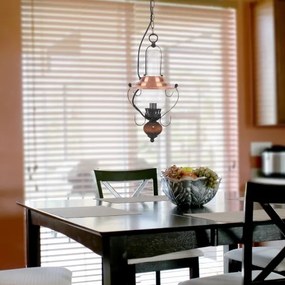 Rabalux 7869 - Lampadario a sospensione con catena ENNA 1xE14/40W/230V