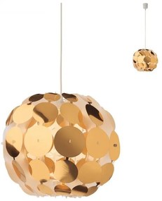 Redo 01-1508 - Lampadario a sospensione con filo ODEON 1xE27/42W/230V diametro 36 cm oro