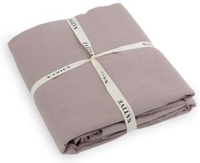 Set copripiumino e federa rosa polveroso in lino per letto matrimoniale 200x200 cm Blush – Native Natural