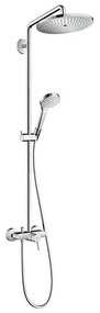 Doccetta con flessibile doccia e barra di scorrimento HANSGROHE Croma Select S in abs cromo anticalcare 1 getto