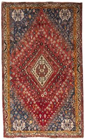 Shiraz Tappeto 160x260 Rosso (Iran) Annodato A Mano