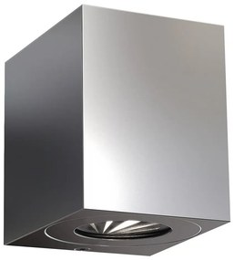 Nordlux - Applique da esterno a LED CANTO 2xLED/5W/230V IP44 acciaio inossidabile