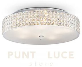 Roma lampadario da soffitto 9 luci attacco g9 lampadine incluse det...
