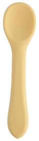 Cucchiaio da bambini giallo in silicone – Orion