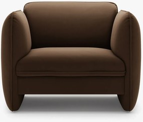 Poltrona Georgia in velluto Magic Velvet – L105 cm