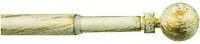 Kit bastone per tenda estensibile da 40 a 70 cm Mini in ferro spazzolato avorio Ø 12 mm INSPIRE