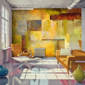 Fotomurale  Orange Hue of Art Expression  Colore Marrone, Dimensioni e Misure 100x70