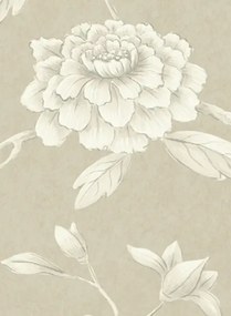 Lewis & Wood Carta da parati Jasper Peony - Parchment