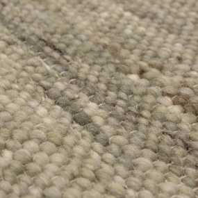 Tappeto kaki double-face e tessuto a mano in misto lana 160x230 cm Birkdale Pistachio - Asiatic Carpets