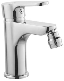 Miscelatore bidet cromato con piletta serie Paco