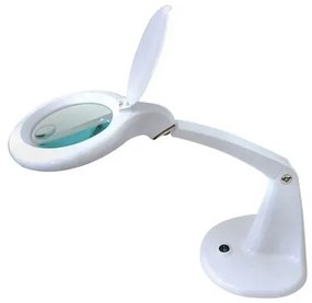 Lampada da tavolo a LED con lente d'ingrandimento LED/6,5W/230V bianca