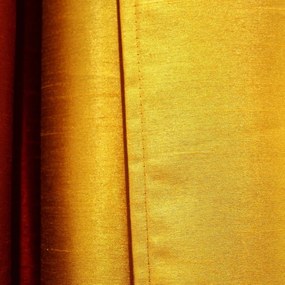 Tenda gialla in microsatinato 140x240 cm Shana – douceur d'intérieur