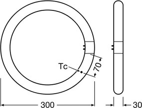 Tubo fluorescente LED G10q/18,3W/230V 6500K - Osram