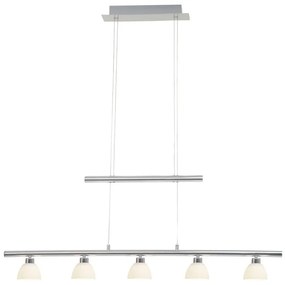 Lampadario LED moderno Tonja grigio Ø98cm, luce calda 285 lumen, BRILLIANT