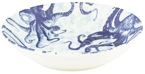Ciotola in ceramica blu e bianca, ø 30 cm Positano - Villa Altachiara