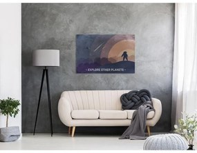 Quadro  Explore Other Planets (1 Part) Wide  Larghezza x Altezza Home decor 60x40