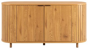 Cassettiera effetto rovere in colore naturale 160x80x45 cm Colima - Actona