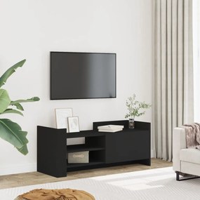 Mobile Porta Tv Nero 100x35x40 Cm İn Legno Multistrato /