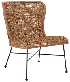 Poltrona con intreccio in colore naturale Somme - Bloomingville