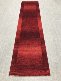 Loribaft Tappeto persiano 80 x 300 Rosso (Iran) Annodato A Mano