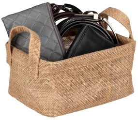 WENKO 64470100 - Cestino JUNA 20x15 cm marrone