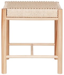 Sgabello in legno di pioppo in colore naturale Abano - House Nordic