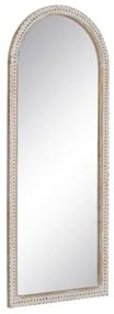 Specchio da parete Bianco Naturale Cristallo Legno di mango Legno MDF Verticale 60,9 x 3,8 x 152,4 cm
