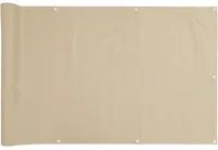 Paravento da Balcone in Tessuto Oxford 90x600 cm Beige cod mxl 7588