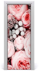 Sticker porta Mazzo di fiori 75x205 cm