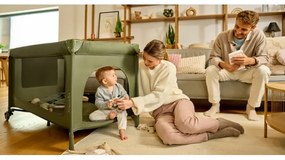 Lionelo - Lettino da viaggio JASMIN EASY FOLD Verde oliva