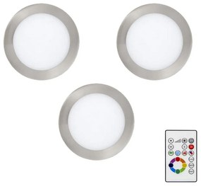 Eglo 78738-SET 3x LED RGBW Lampada da incasso dimmerabile TINUS 4,8W/230V + +TC