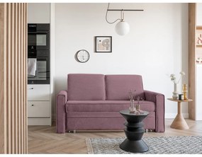 Divano letto rosa 168 cm Lucky Lucy - Miuform
