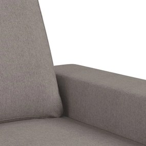Set di divani 2 pz tortora in tessuto