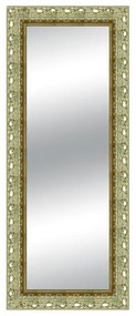 Specchio rettangolare in legno argento 70 x 170 cm