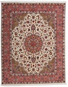 Tabriz Tappeto 210 x 260 Beige (Iran) Annodato A Mano