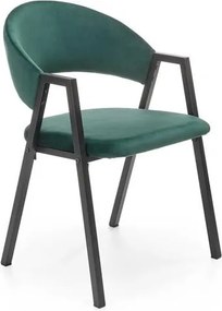 Sedia imbottita k473 - Verde