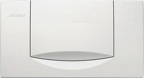 Geberit 115.222.11.1 - Pulsante di scarico 200F 34x18,5 bianco alpino