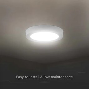 Plafoniera LED LED/12W/230V 4000K diametro 16,7 cm bianco
