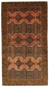 Beluch Tappeto 210x120 Rosso (Iran) Annodato A Mano