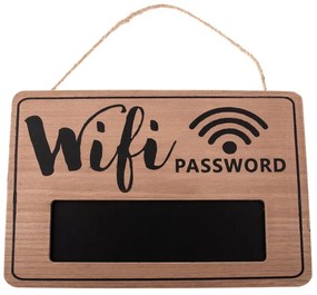 Insegna in legno con vernice lavagna , 30 x 20 cm Wifi Password - Dakls