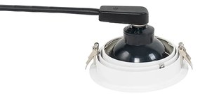 Faretto da incasso moderno bianco orientabile - Coop 111 Honey