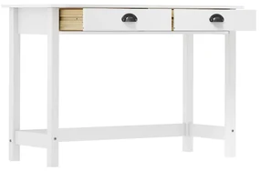 Consolle hill con 2 cassetti 110x45x74 cm in massello di pino