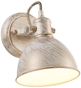 Brilagi - Faretto da parete TECHNO 1xE27/60W/230V color crema/patina