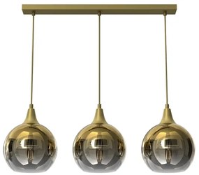 Vetro di ricambio per lampadario MONTE E27 diametro 20 cm oro/fumé